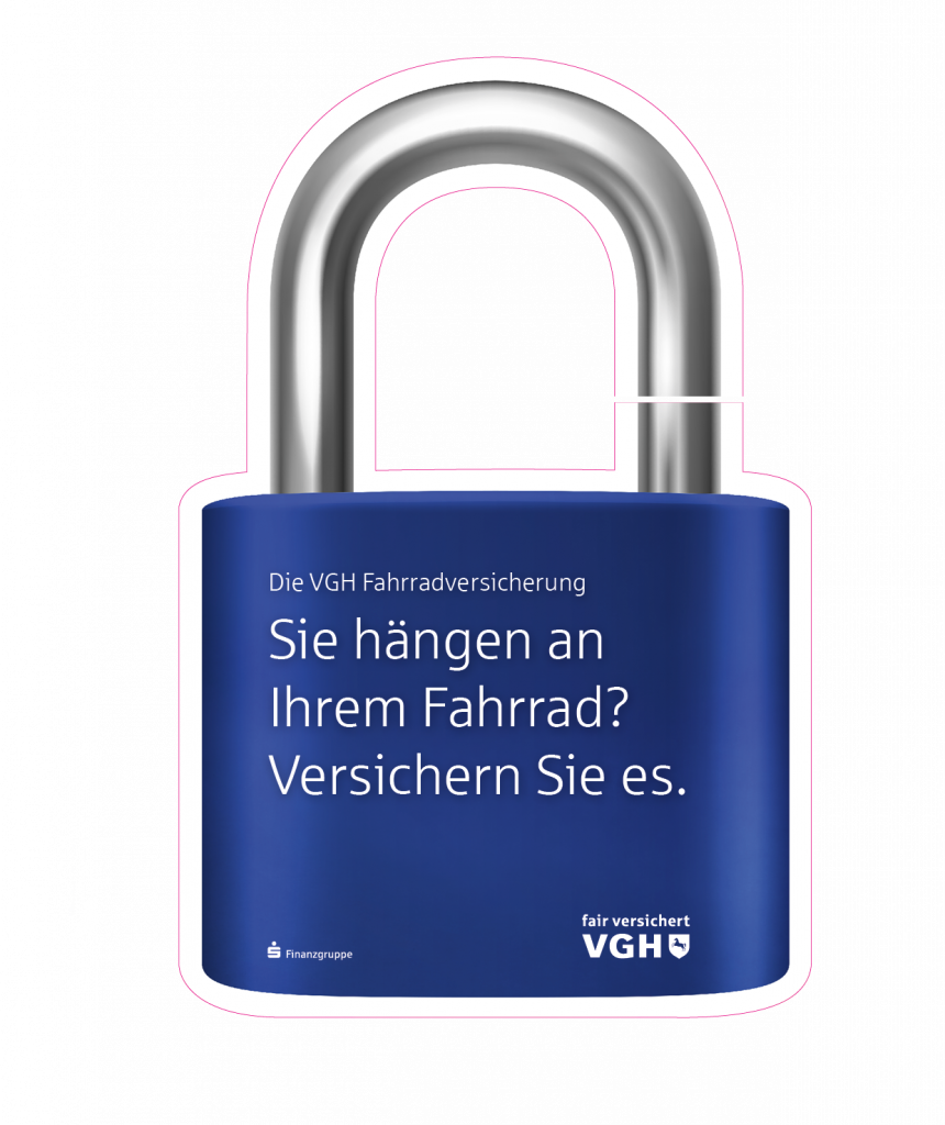 Werbekampagne für Versicherungen: Hangtag am POS
