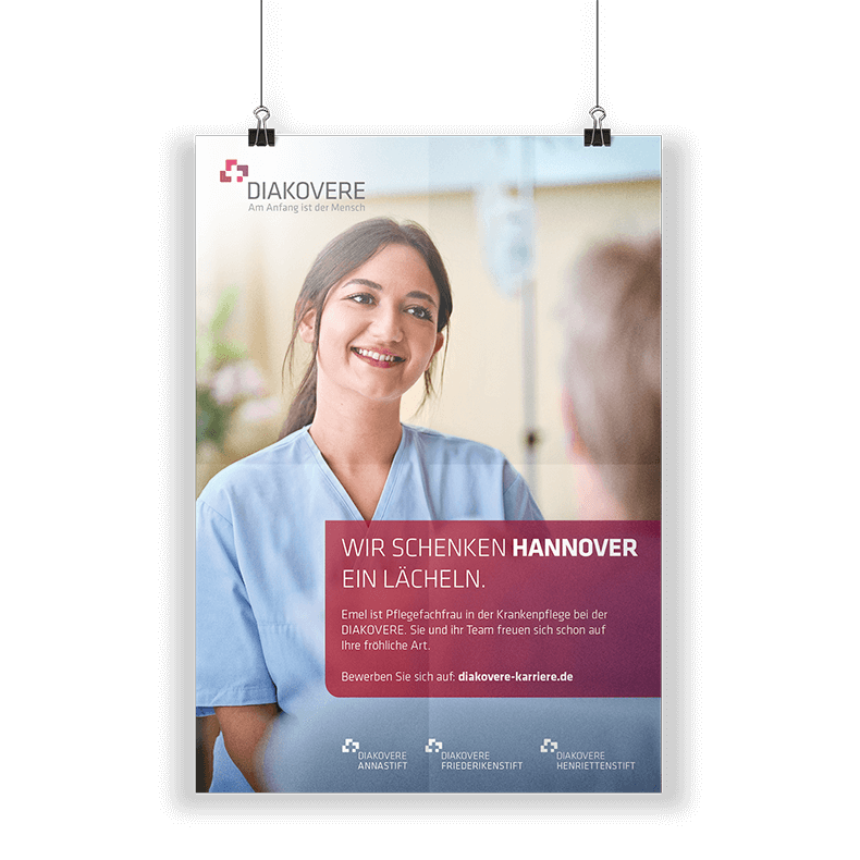 Plakat aus der Recruitingkampagne