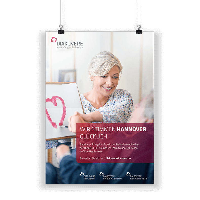 Plakat aus der Recruitingkampagne