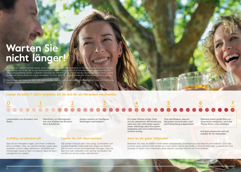 Broschüre im Rahmen der Markenkampagne