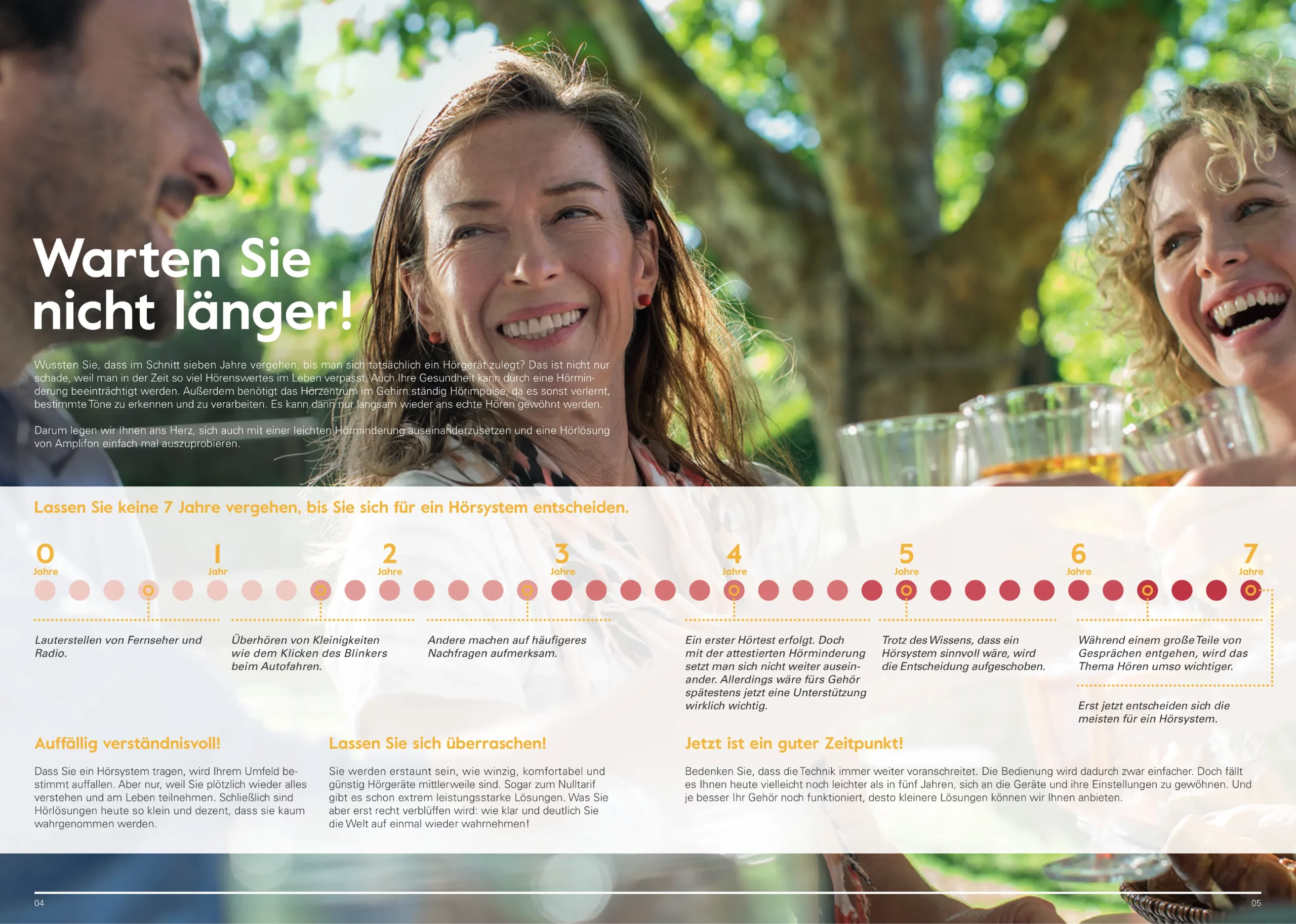 Imagebroschüre im Rahmen der Werbekampagne