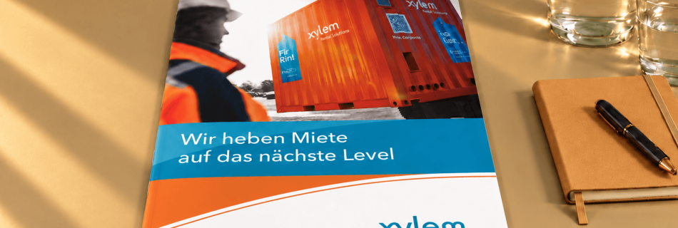 Broschüre zu Mietlösungen für Pumpen und Wassertechnik von Xylem